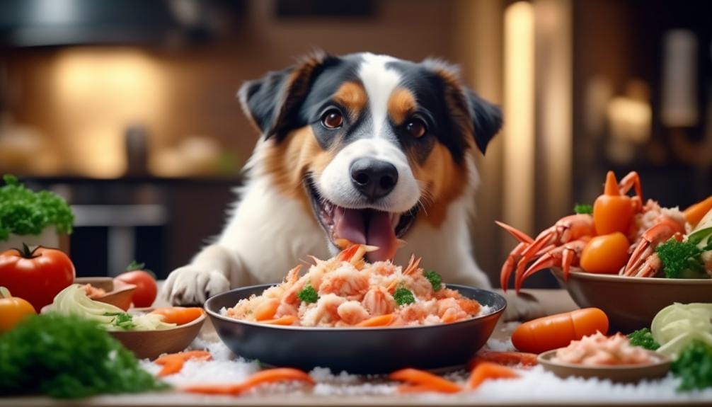 snow crab recipes for dogs