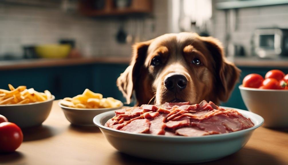 feeding dogs processed meat