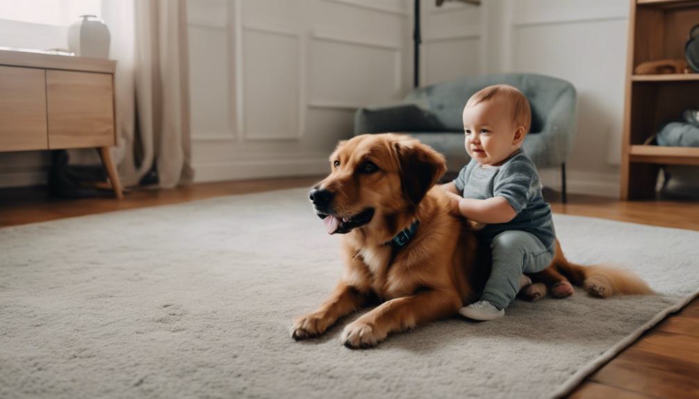 monitoring dog and baby interactions